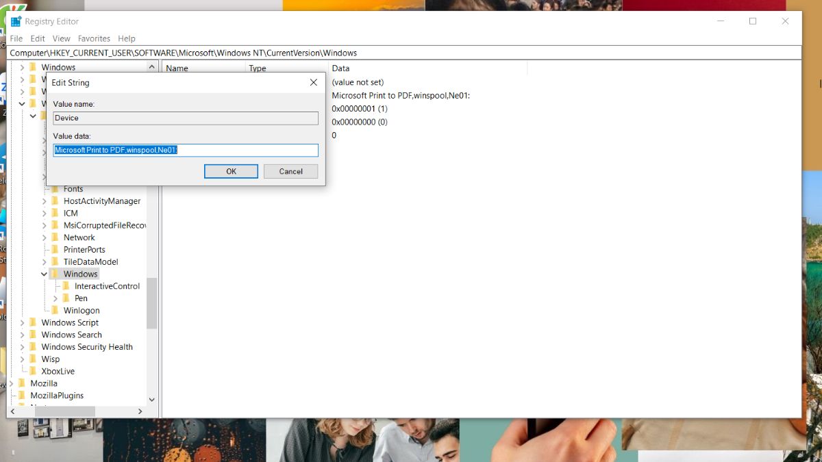 Đổi tên máy in fix lỗi 0x00000709 bước 3