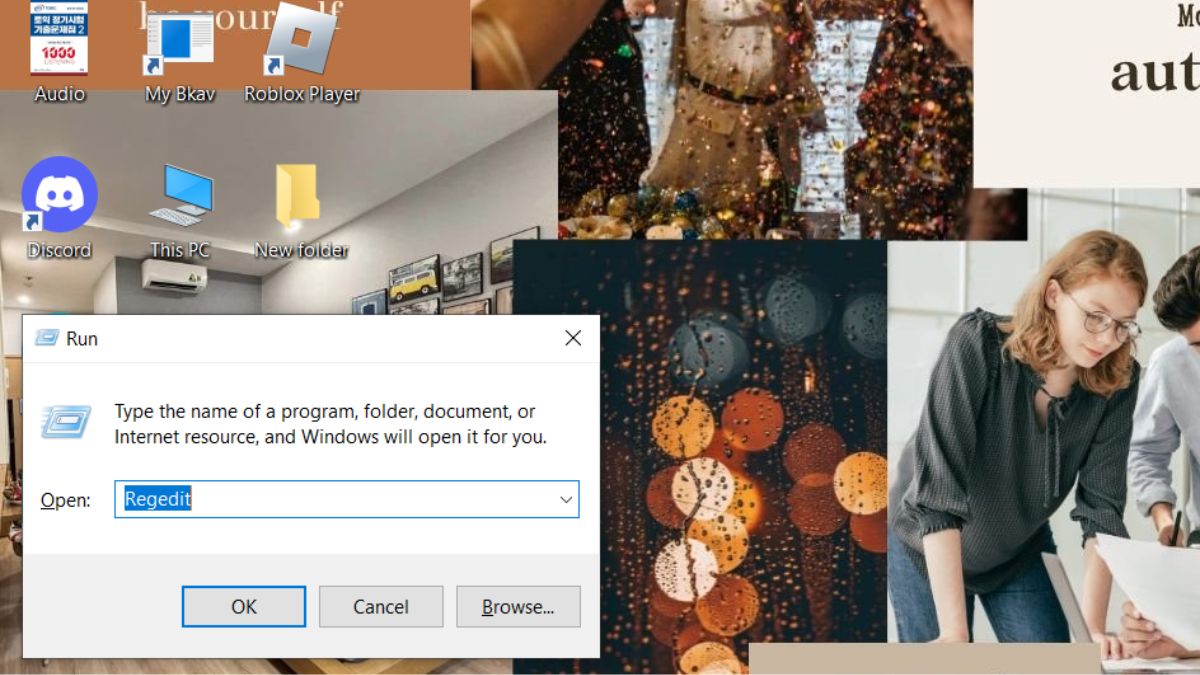 Fix lỗi 709 qua cài đặt Regedit bước 1